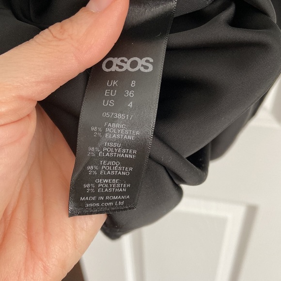 ASOS Ruffle Cold Shoulder cami mini dress - Picture 8 of 8